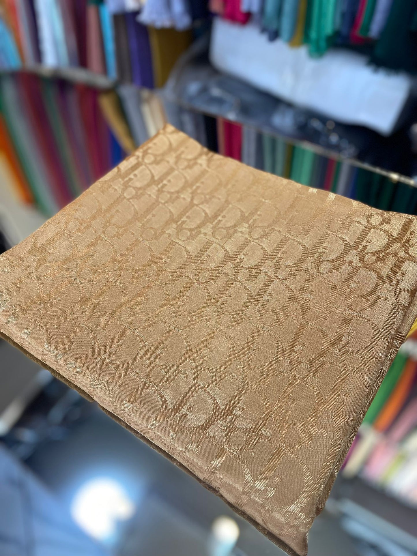 Gold Sarı DD jakar şal