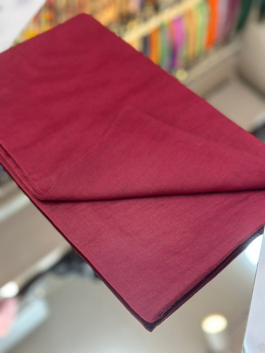 Bordo soft crash ipeksi pamuk şal