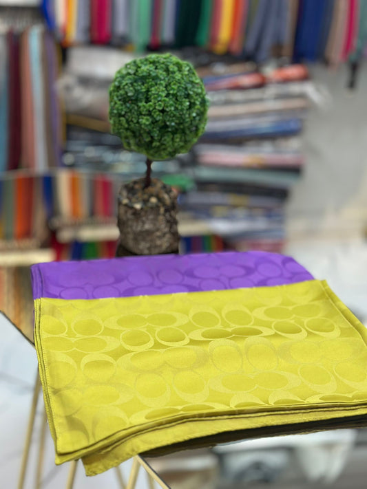 Yağ Yeşili CC jakar şal