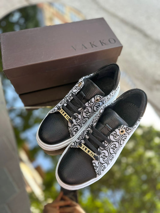 Siyah/Gri Bez  Ortopedik Taban Ww Sneakers
