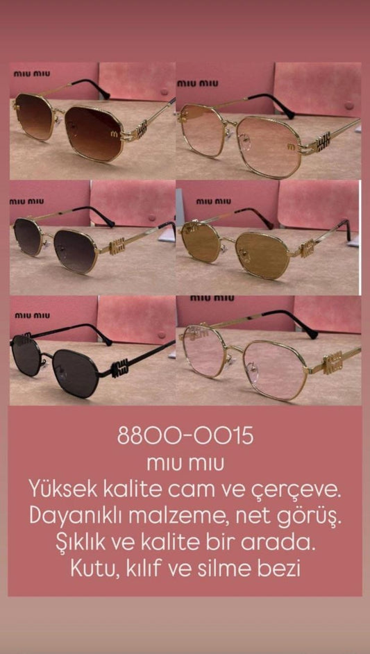 İthal Miumiu A+++ kalite Uv400  gözlük